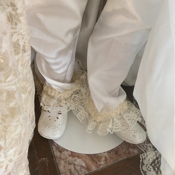 RARE 📌 RUSTIE "MONICA" A RED HAIR PORCELAIN DOLL WHITE DRESS GEMS #352 - Picture 12 of 16